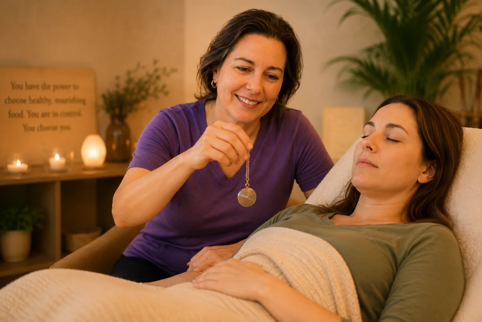 Hypnotherapy session at Elizabethtown Wellness